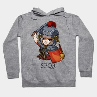 Majestic Legacies: SPQR Design Hoodie